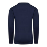 Trussardi Maglia tinta unita Girocollo Blu per Bambino TBA25011MA BLU TRUSSARDI 
