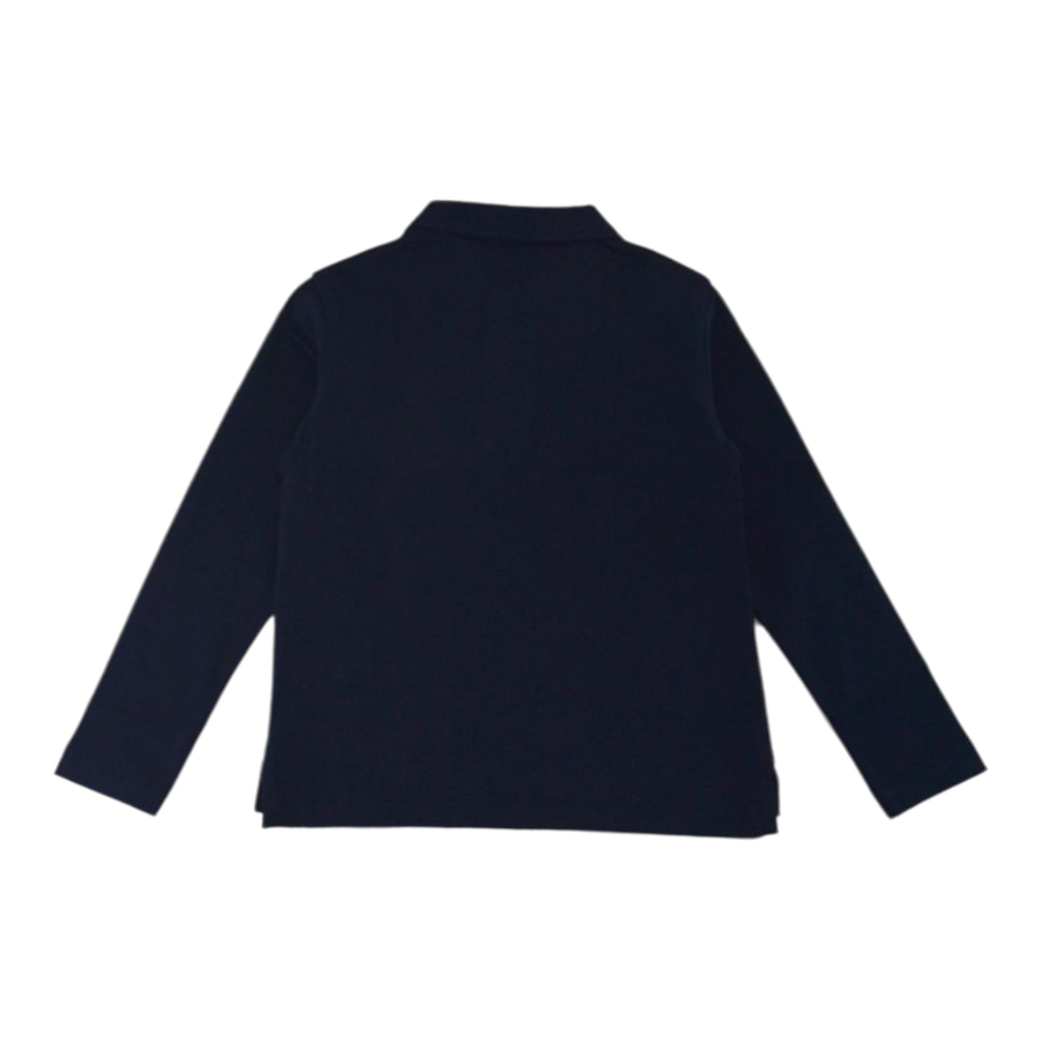 Trussardi Polo tinta unita con Logo Blu per Bambino TBA25013PO BLU TRUSSARDI 