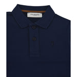 Trussardi Polo tinta unita con Logo Blu per Bambino TBA25013PO BLU TRUSSARDI 