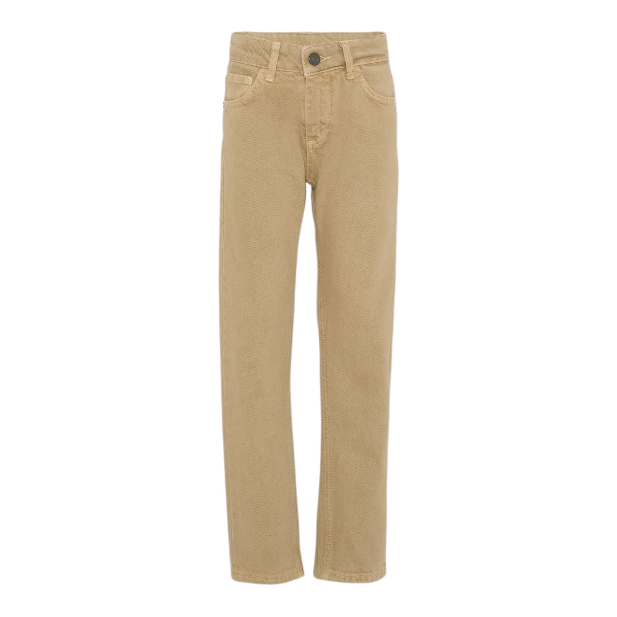 Trussardi Jeans tinta unita con Girovita Regolabile Beige per Bambino TBA25026PA BEIGE TRUSSARDI 