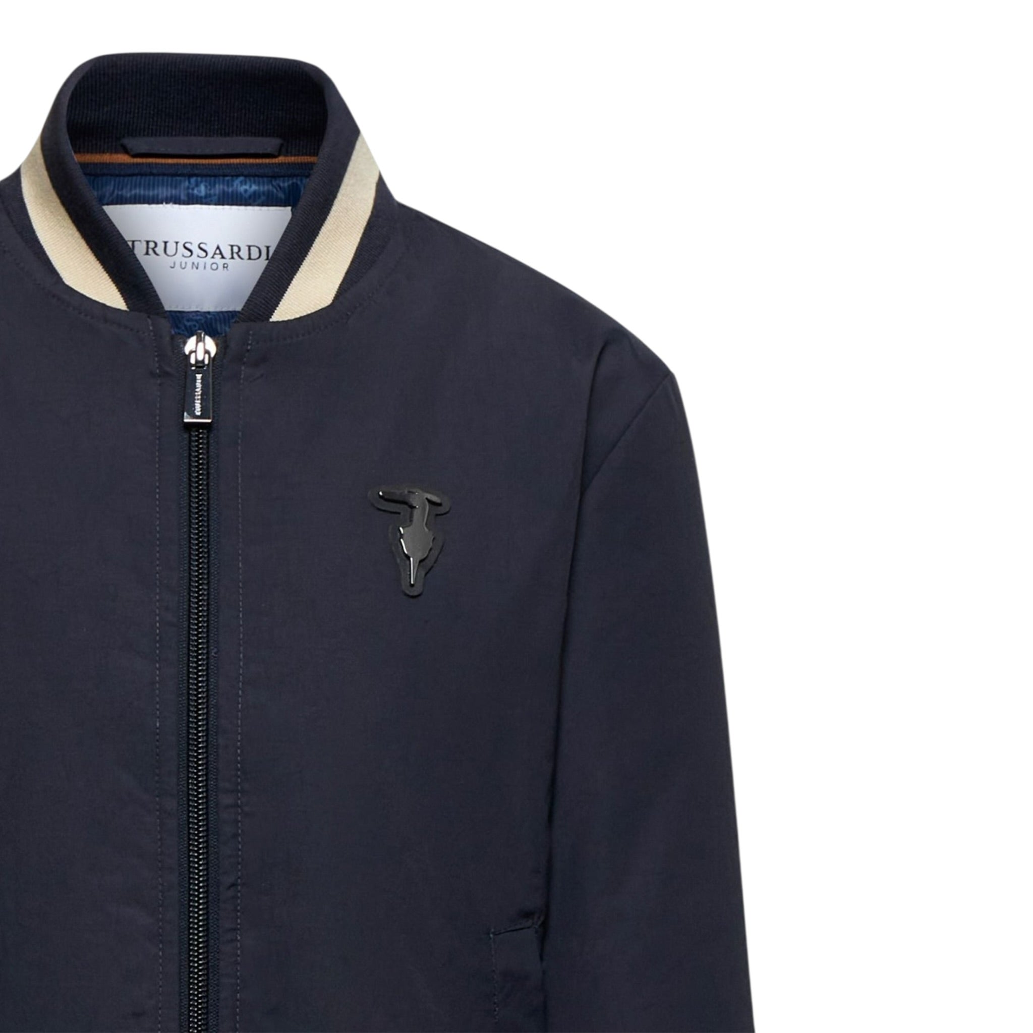 Trussardi Giubbino tinta unita Blu per Bambino TBA25053GB BLU TRUSSARDI 