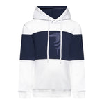 Trussardi Felpa Bicolore con Cappuccio Bianco/Blu per Bambino TBA25056FEJ BIANCO/BLU TRUSSARDI 