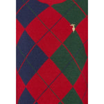 Trussardi Maglia Bicolore con Fantasia Rombi Rosso per Bambino TBA25062MA ROSSO TRUSSARDI 