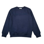Trussardi Felpa tinta unita Girocollo con Logo Blu per Bambino TBA25097FE BLU TRUSSARDI 