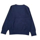 Trussardi Maglia tinta unita Girocollo Blu per Bambino TBA26003MA BLU TRUSSARDI 