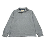 Trussardi Polo Manica Lunga tinta unita Grigio per Bambino TBA26004PO GRIGIO TRUSSARDI 