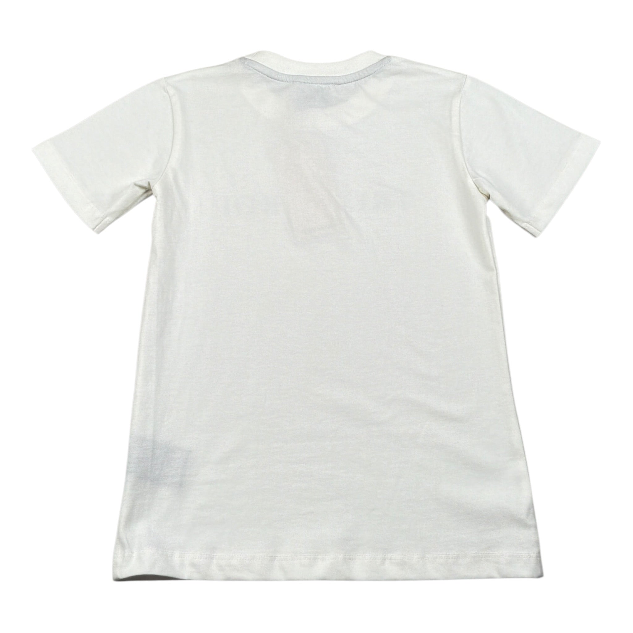 Trussardi T-Shirt tinta unita con Stampa Bianco per Bambino TBA26008TS BIANCO TRUSSARDI 