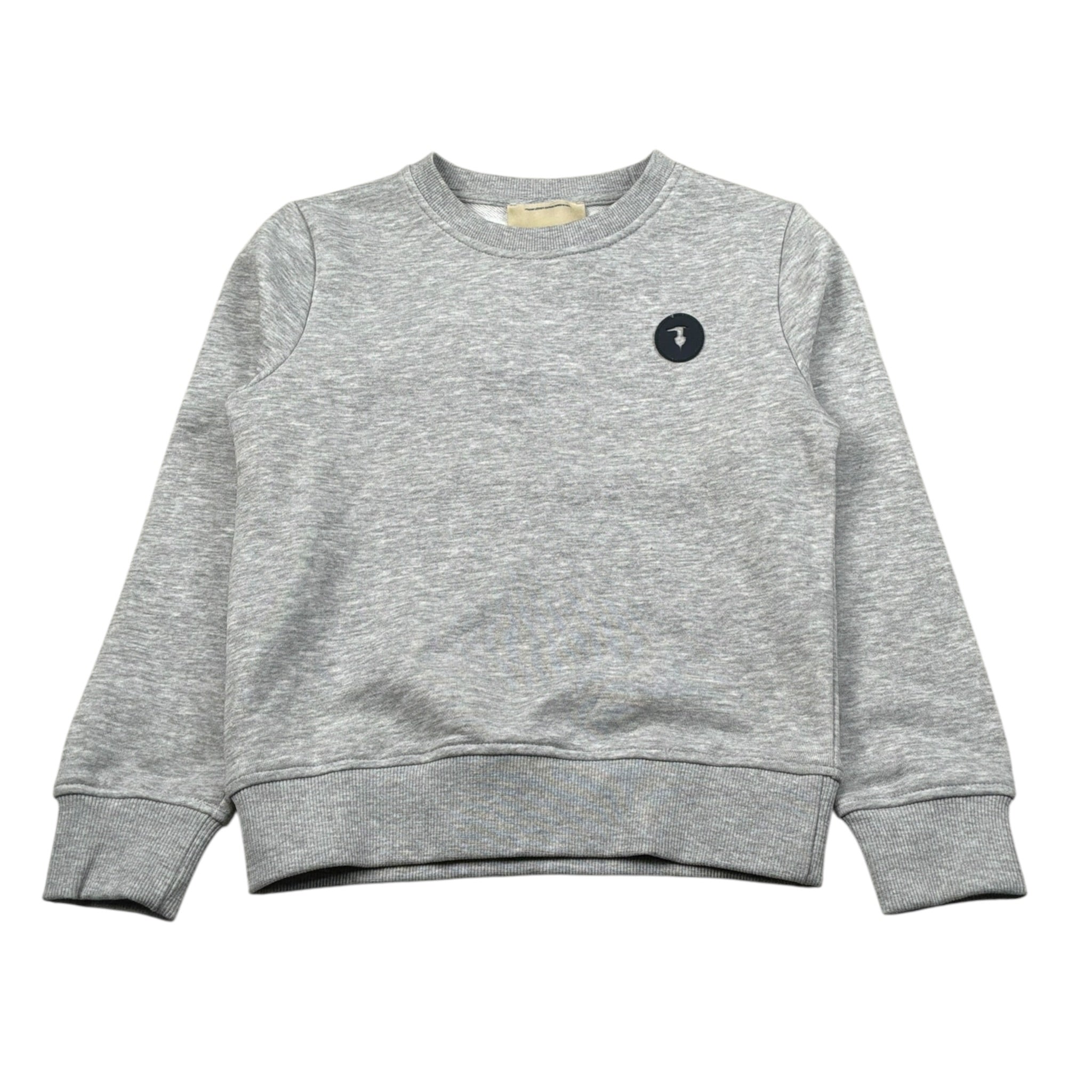 Trussardi Felpa Chiusa Girocollo tinta unita Grigio per Bambino TBA26020FE GRIGIO TRUSSARDI 