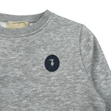 Trussardi Felpa Chiusa Girocollo tinta unita Grigio per Bambino TBA26020FE GRIGIO TRUSSARDI 