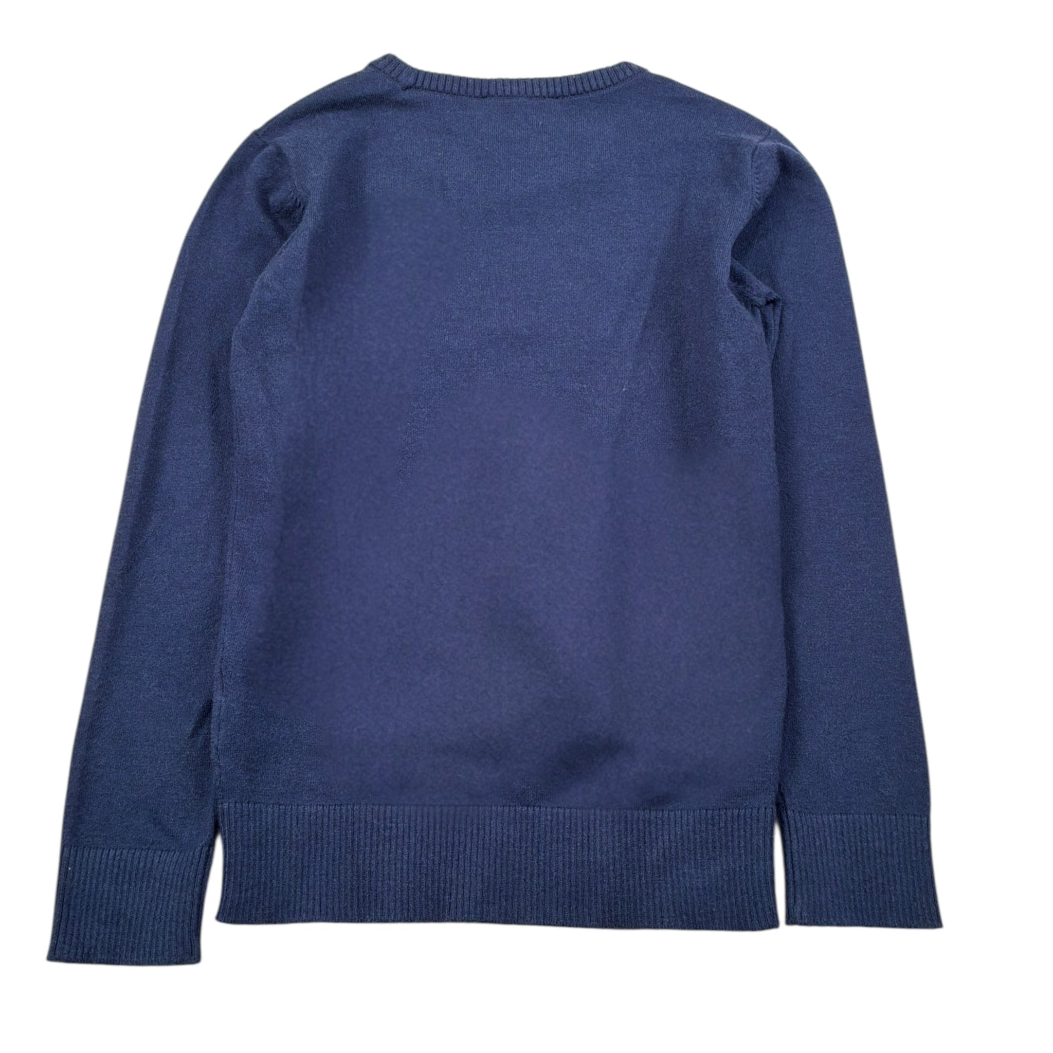 Trussardi Maglia tinta unita Girocollo con Stampa Blu per Bambino TBA26021MA BLU TRUSSARDI 