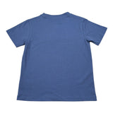 Trussardi T-Shirt Girocollo tinta unita con Logo Blu per Bambino TBA26022TS BLU TRUSSARDI 