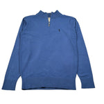 Trussardi Maglia tinta unita con Zip Blu per Bambino TBA26023MA BLU TRUSSARDI 