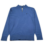 Trussardi Maglia tinta unita con Zip Blu per Bambino TBA26023MA BLU TRUSSARDI 