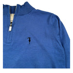 Trussardi Maglia tinta unita con Zip Blu per Bambino TBA26023MA BLU TRUSSARDI 