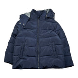 Trussardi Giubbino tinta unita con Zip E Cappuccio Blu per Bambino TBA26027PI BLU TRUSSARDI 