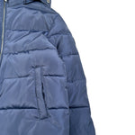 Trussardi Giubbino tinta unita con Zip E Cappuccio Blu per Bambino TBA26027PI BLU TRUSSARDI 
