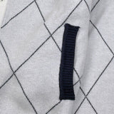 Trussardi Cardigan tinta unita con Profili In Contrasto Panna per Bambino TBA26028CD PANNA TRUSSARDI 