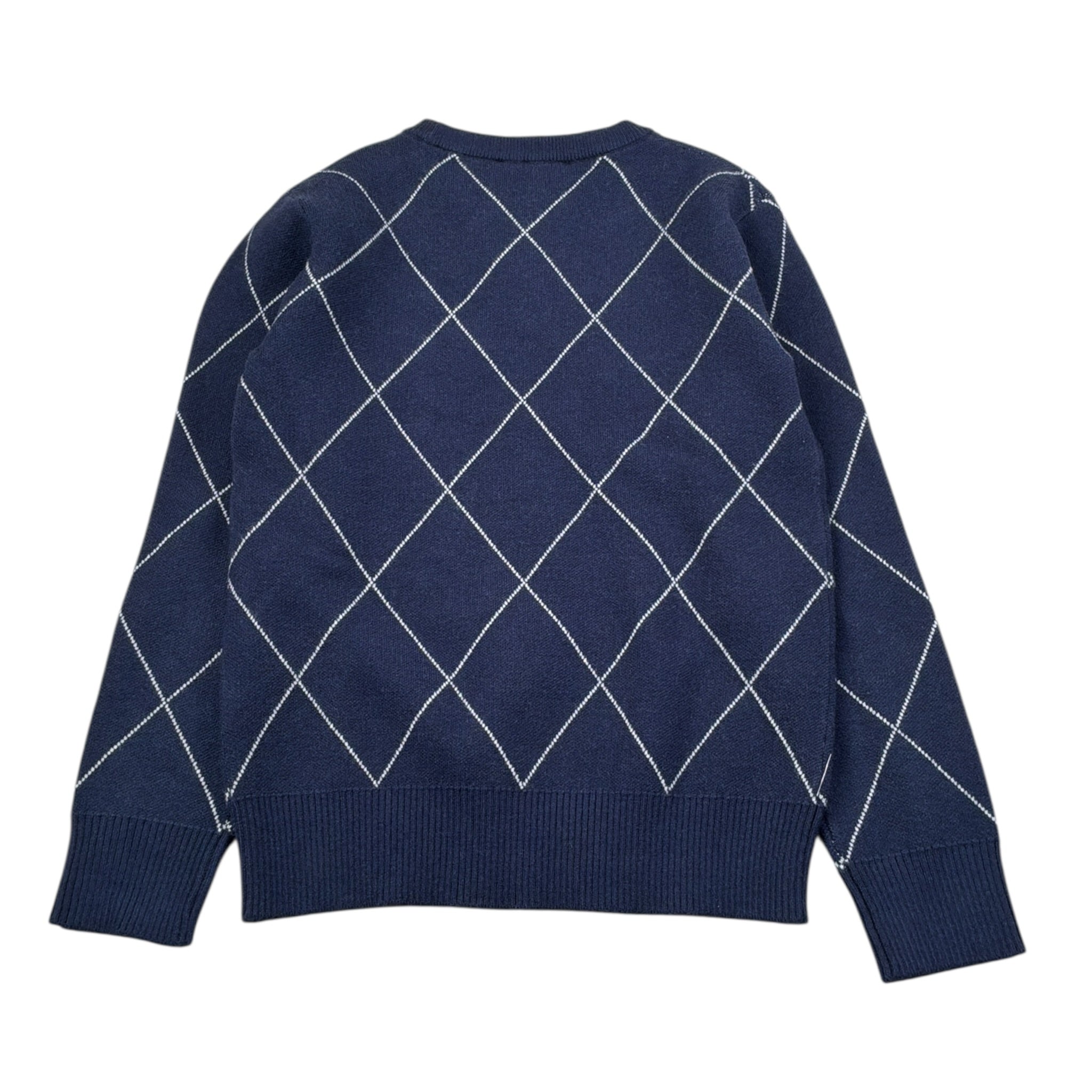 Trussardi Maglia tinta unita con Stampa Blu per Bambino TBA26030MA BLU TRUSSARDI 