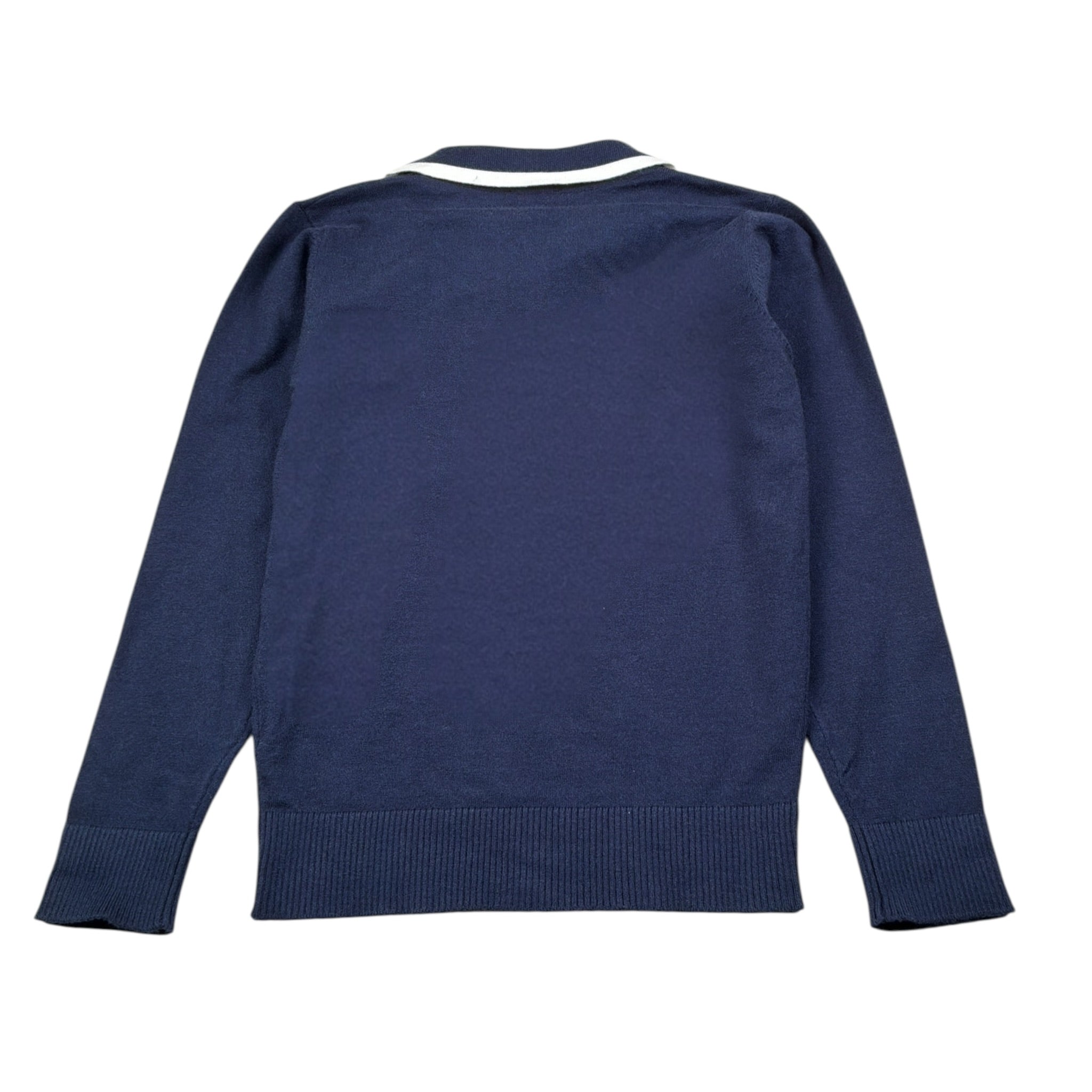 Trussardi Maglia tinta unita con Colletto Blu per Bambino TBA26031PO BLU TRUSSARDI 