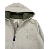 Trussardi Felpa con Zip E Cappuccio tinta unita Beige per Bambino TBA26037FE BEIGE TRUSSARDI 