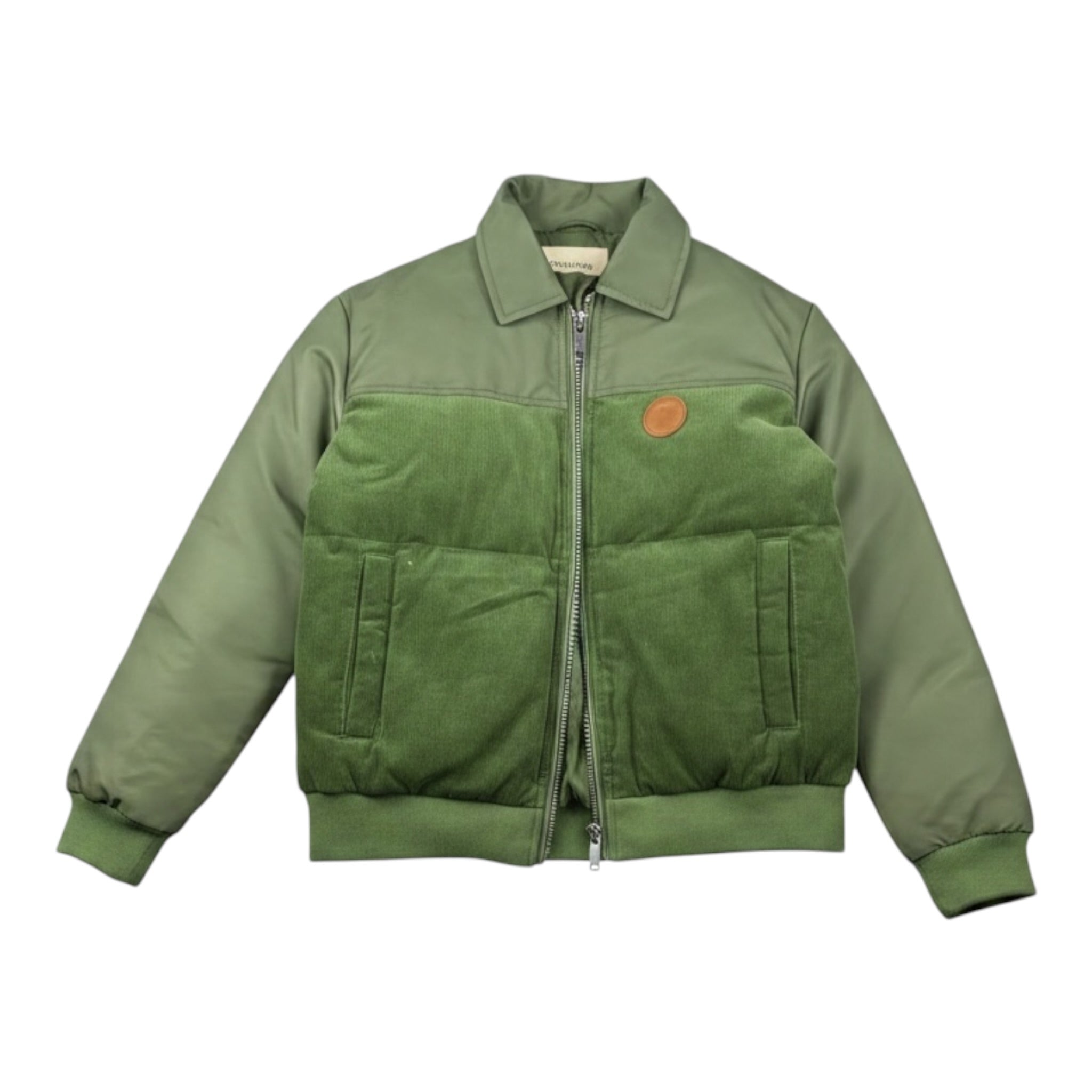Trussardi Giubbino tinta unita con Zip Verde per Bambino TBA26047GB VERDE TRUSSARDI 