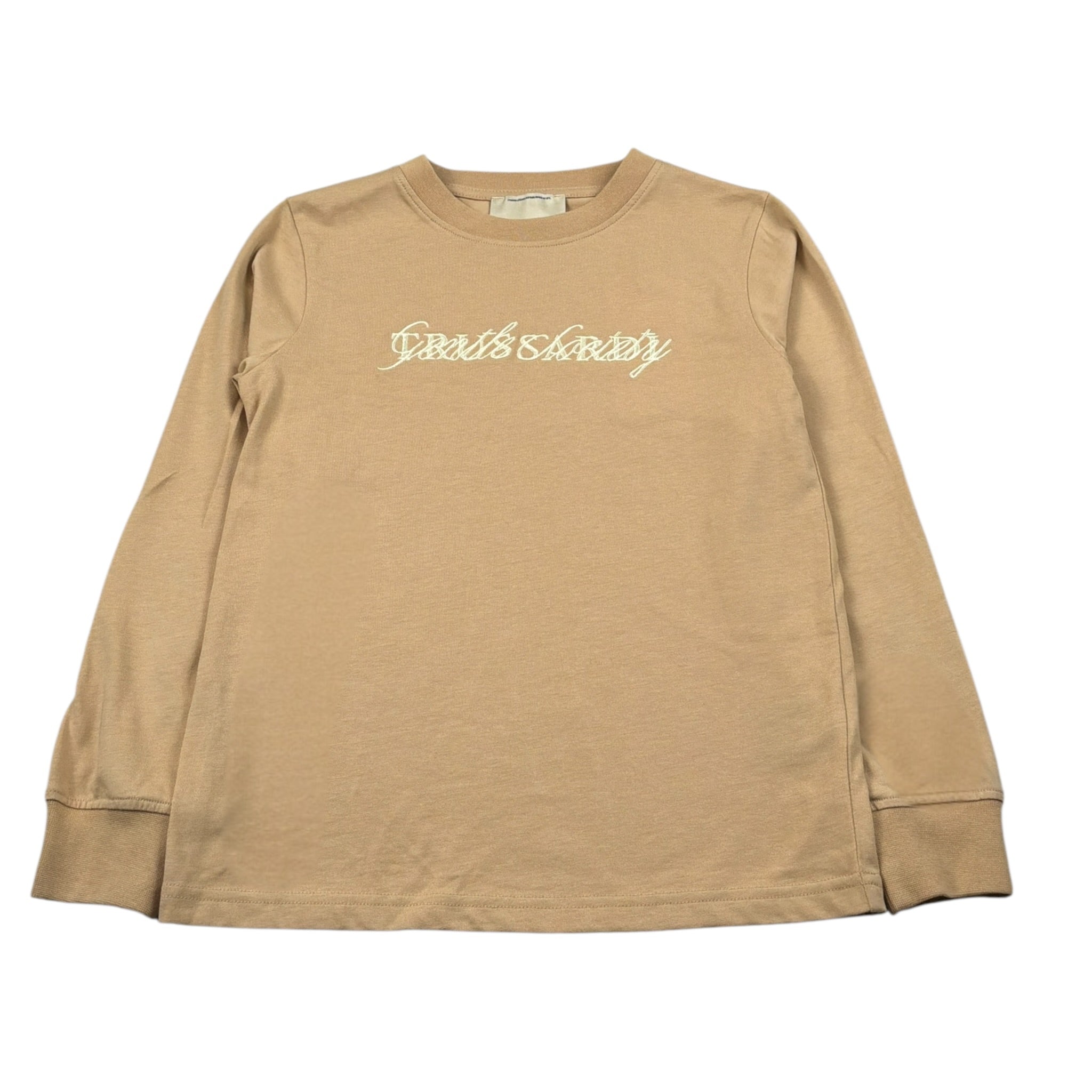 Trussardi Shirt Girocollo tinta unita con Stampa Beige per Bambino TBA26054TS BEIGE TRUSSARDI 