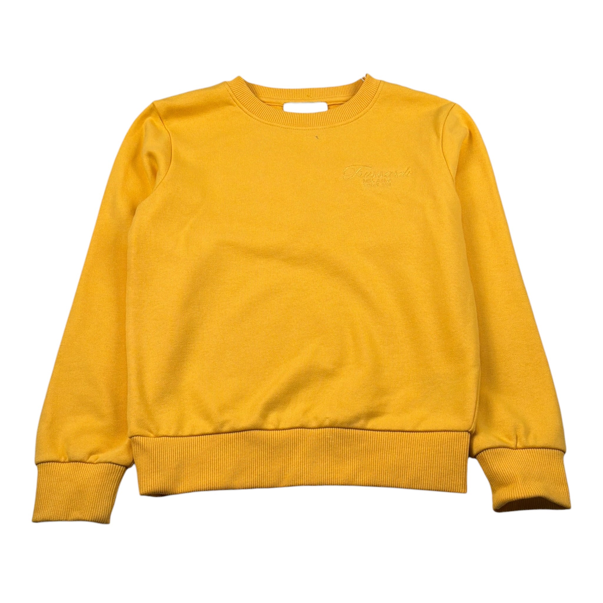 Trussardi Felpa Chiusa Girocollo tinta unita Giallo per Bambino TBA26055FE GIALLO TRUSSARDI 