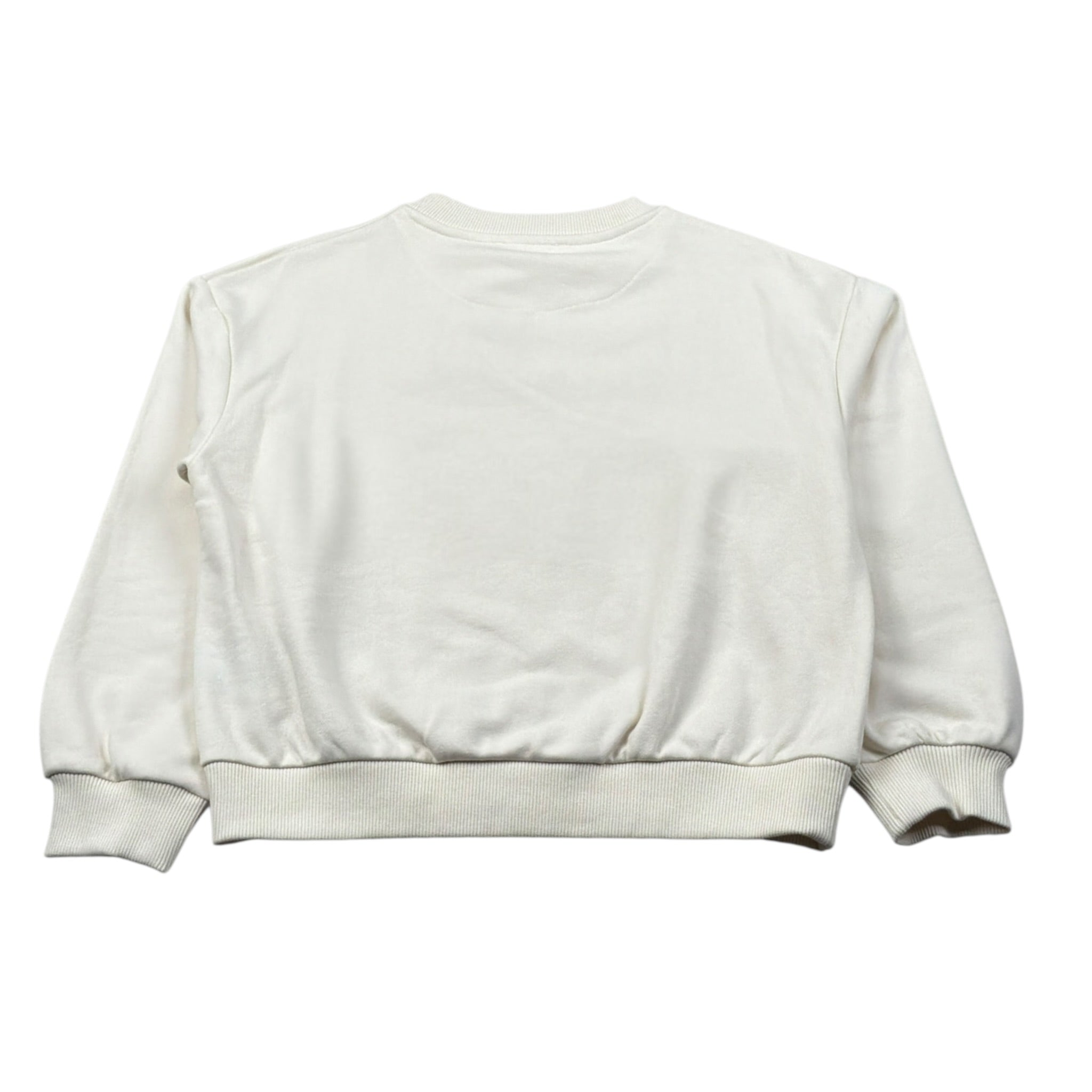 Trussardi Felpa Chiusa Girocollo tinta unita Panna per Bambina TGA26005FE PANNA TRUSSARDI 