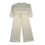 Trussardi Completo 2 Pezzi Felpa-Pantalone tinta unita Giallo per Bambina TGA26007CF GIALLO TRUSSARDI 