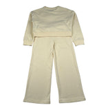 Trussardi Completo 2 Pezzi Felpa-Pantalone tinta unita Giallo per Bambina TGA26007CF GIALLO TRUSSARDI 