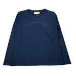 Trussardi Shirt Girocollo tinta unita con Logo Blu per Bambino TGA26008TS BLU TRUSSARDI 