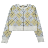 Trussardi Cardigan Stampa Fantasia Panna per Bambina TGA26012CD PANNA TRUSSARDI 