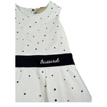 Trussardi Abito Giromanica tinta unita con Brillantini Bianco per Bambina TGA26019VE BIANCO TRUSSARDI 