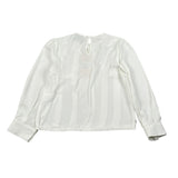 Trussardi Camicia tinta unita con Balze Bianco per Bambina TGA26028CA BIANCO TRUSSARDI 