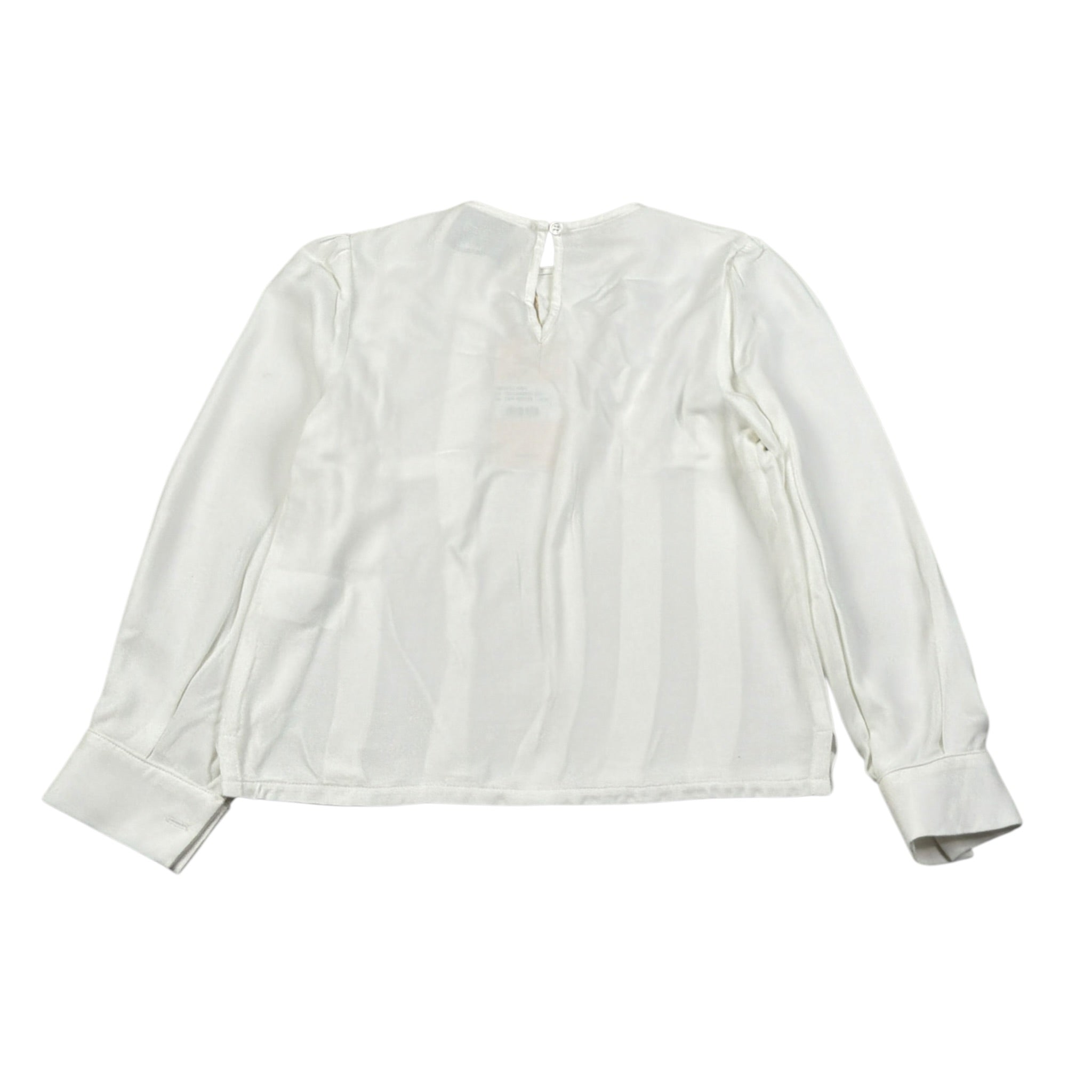 Trussardi Camicia tinta unita con Balze Bianco per Bambina TGA26028CA BIANCO TRUSSARDI 