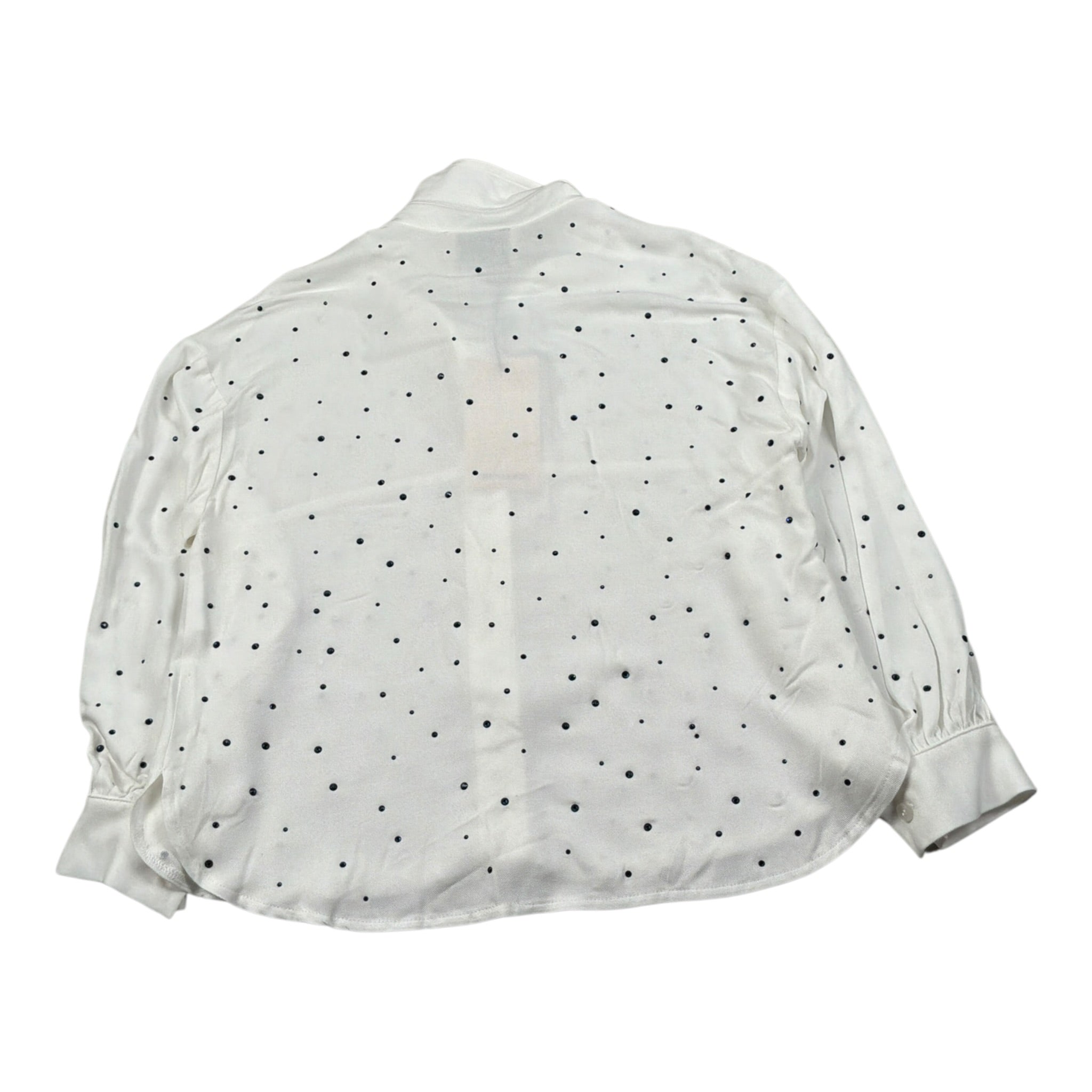 Trussardi Camicia Manica Lunga tinta unita con Brillantini Bianco per Bambina TGA26031CA BIANCO TRUSSARDI 