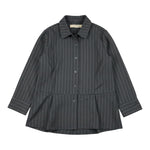 Trussardi Abito tinta unita Gessato Grigio per Bambina TGA26041VE GRIGIO TRUSSARDI 