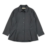 Trussardi Abito tinta unita Gessato Grigio per Bambina TGA26041VE GRIGIO TRUSSARDI 