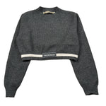 Trussardi Maglia Mezzo Collo tinta unita Grigio per Bambina TGA26049LU GRIGIO TRUSSARDI 