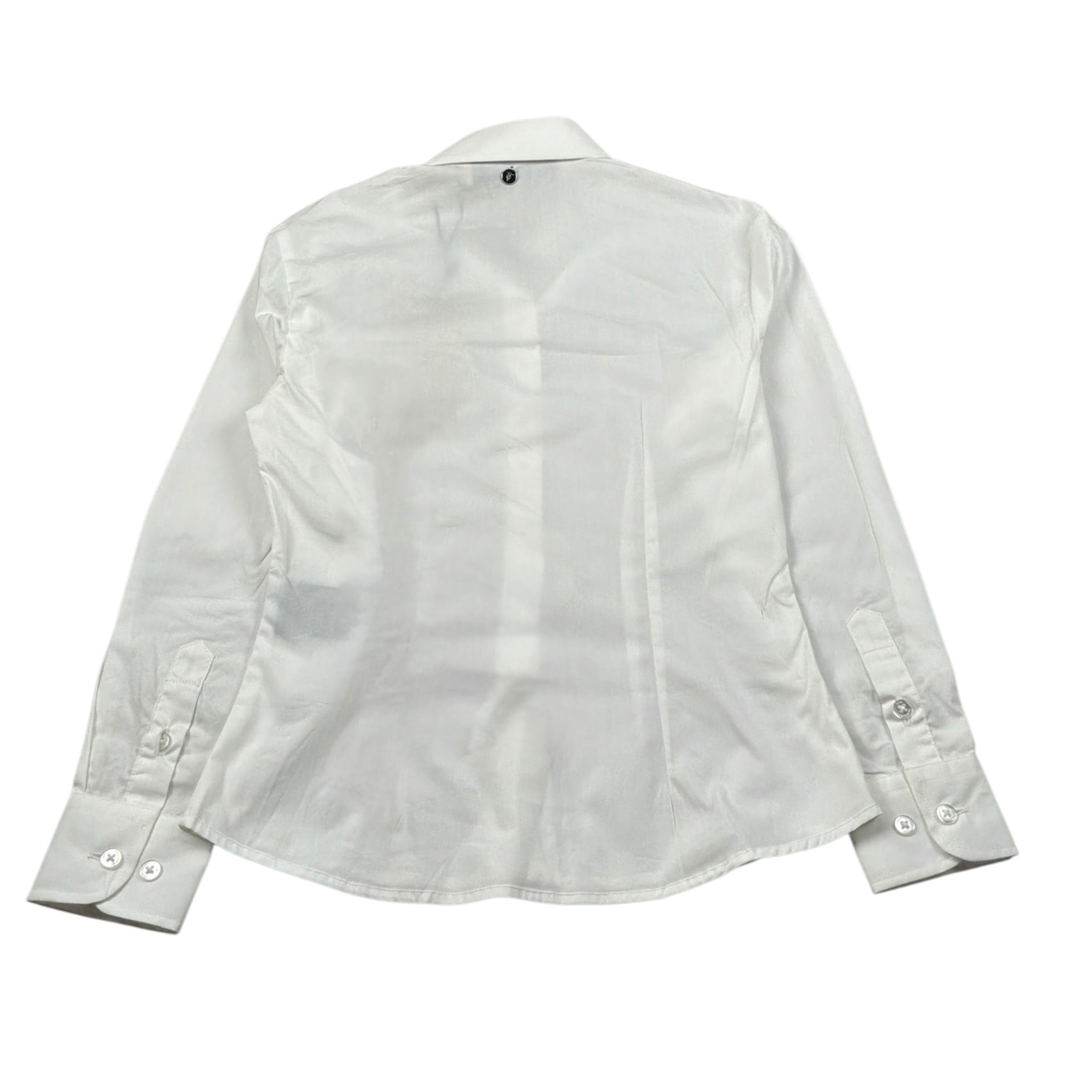 Trussardi Camicia Manica Lunga tinta unita Bianco per Bambina TGA26054CA BIANCO TRUSSARDI 