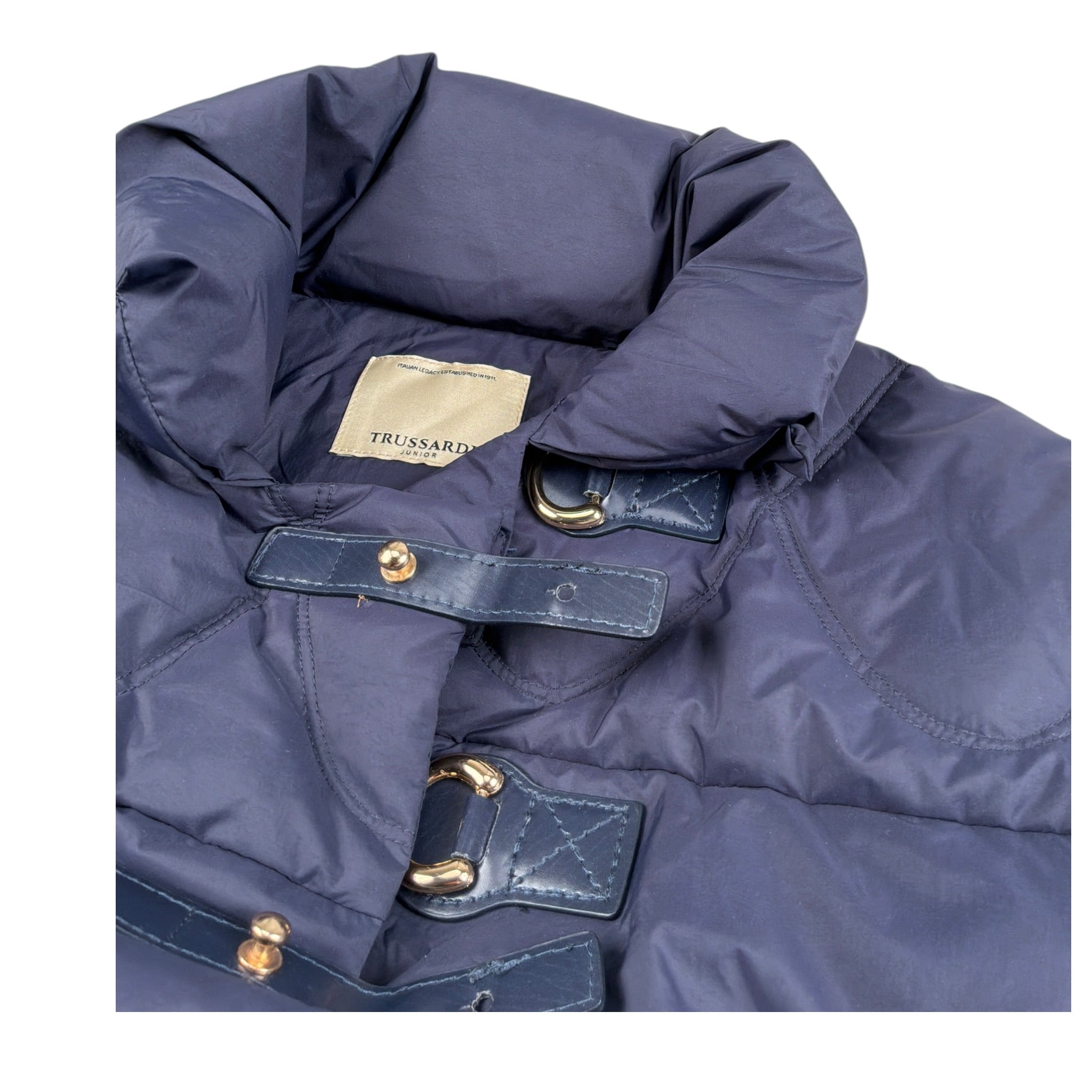 Trussardi Giubbino tinta unita con Colletto Blu per Bambina TGA26055PI BLU TRUSSARDI 