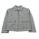 Trussardi Giacca Stampa Fantasia con Zip Grigio per Bambina TGA26058GB GRIGIO TRUSSARDI 