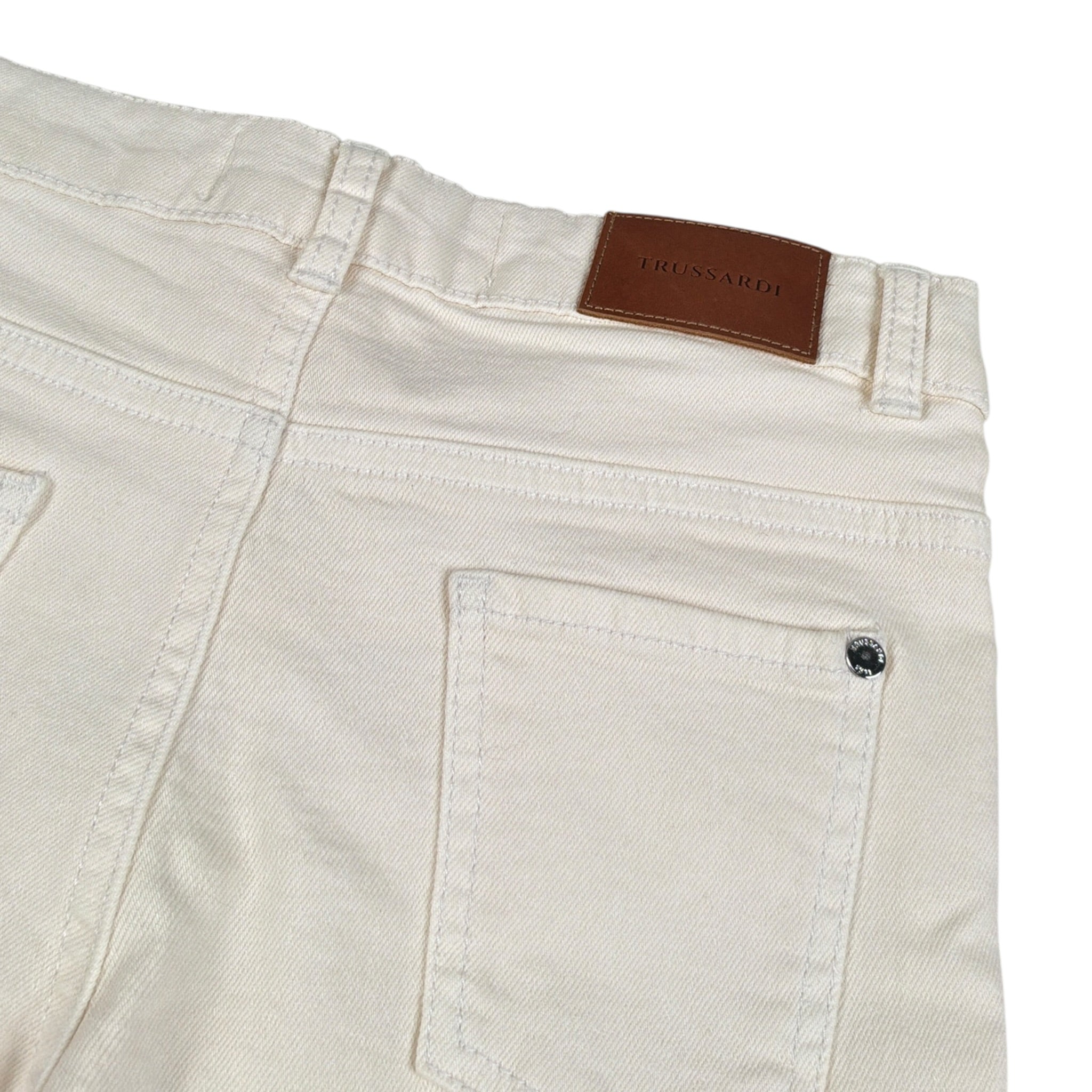 Trussardi Jeans tinta unita con Girovita Regolabile Panna per Bambino TGA26062PA PANNA TRUSSARDI 