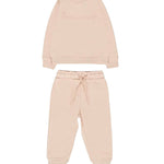 Trussardi Completo 2Pz Felpa-Pantalone tinta unita Rosa per Neonata TIA25001CF ROSA TRUSSARDI 