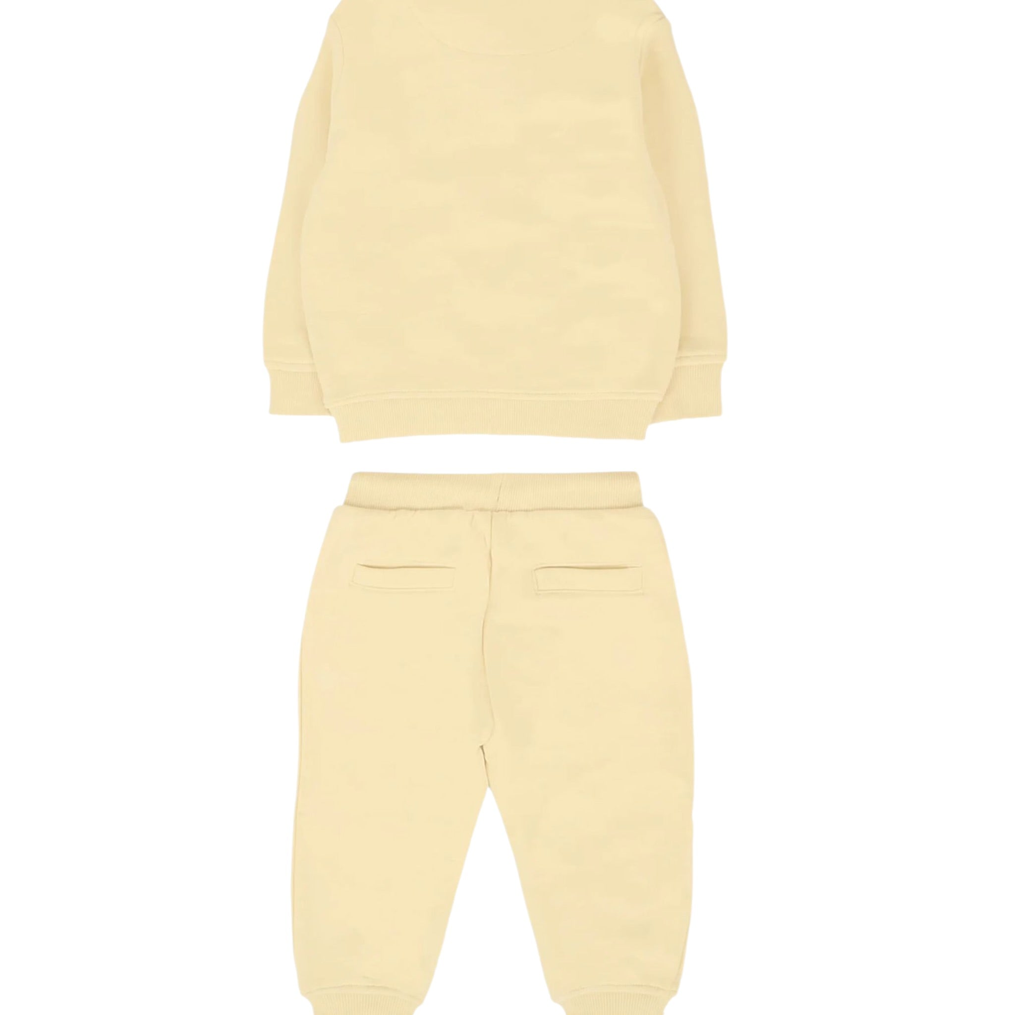 Trussardi Completo 2Pz Felpa-Pantalone con Stampa Sabbia per Neonato TIA25015TF SABBIA TRUSSARDI 