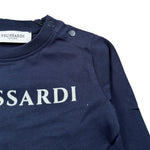 Trussardi Shirt tinta unita con Stampa Blu per Neonato TIA25017TSX BLU TRUSSARDI 