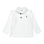 Trussardi Polo tinta unita Manica Lunga Bianco per Bambino TIA25022PO BIANCO TRUSSARDI 