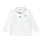Trussardi Polo tinta unita Manica Lunga Bianco per Bambino TIA25022PO BIANCO TRUSSARDI 