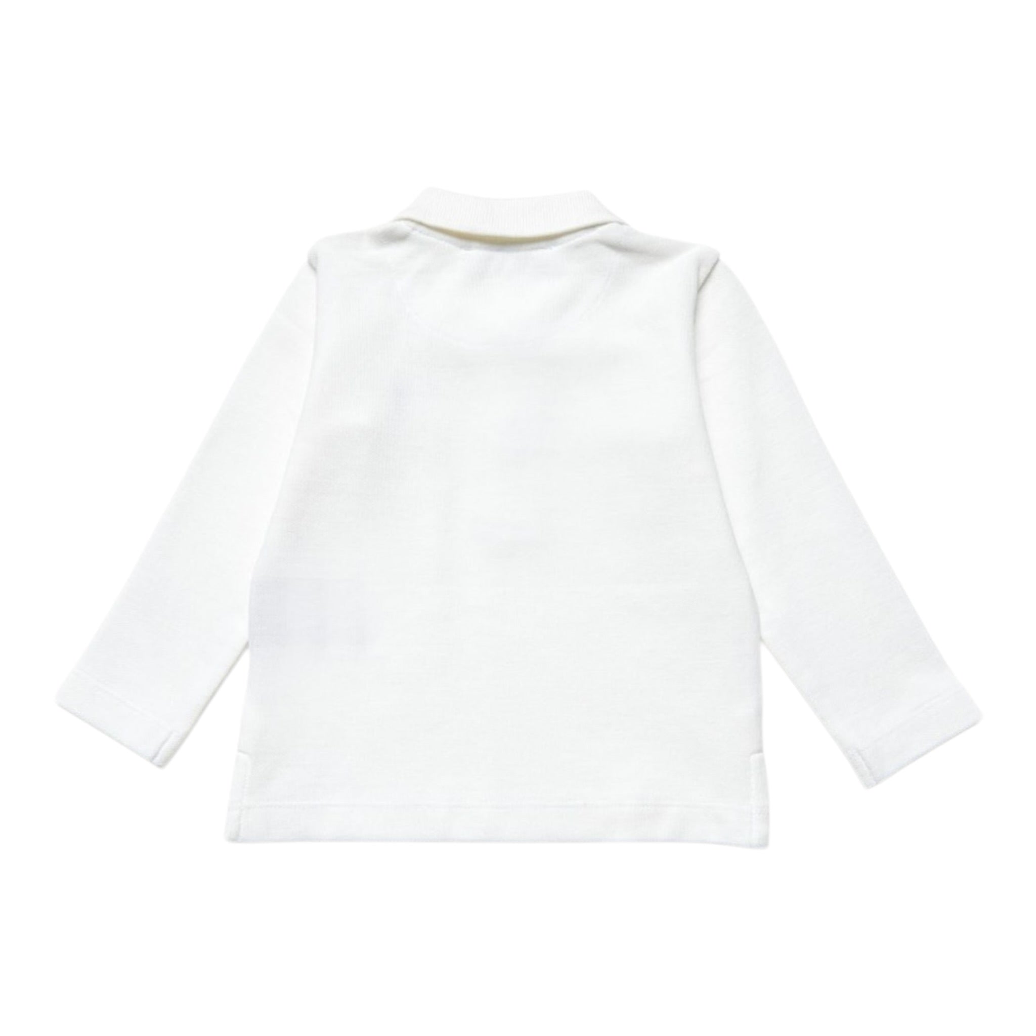 Trussardi Polo tinta unita Manica Lunga Bianco per Bambino TIA25022PO BIANCO TRUSSARDI 