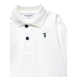 Trussardi Polo tinta unita Manica Lunga Bianco per Bambino TIA25022PO BIANCO TRUSSARDI 